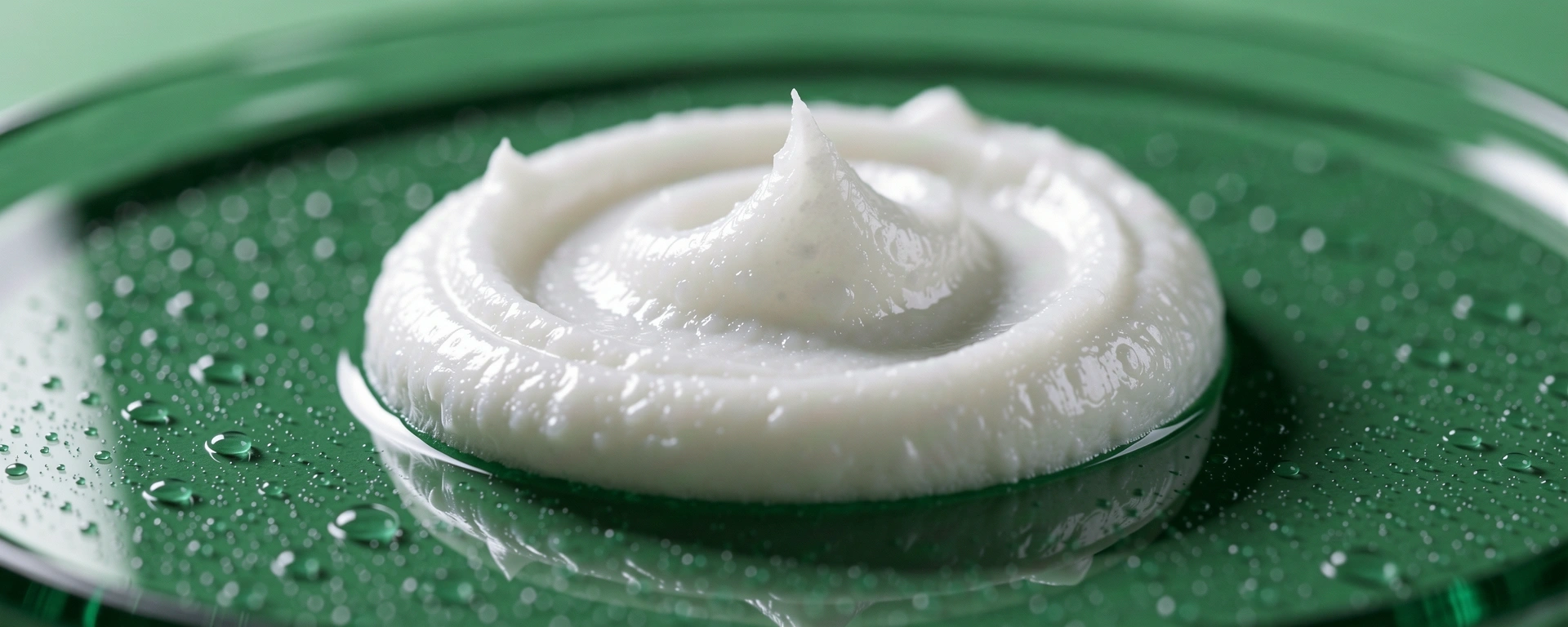Detailed texture of skin rejuvenation cream