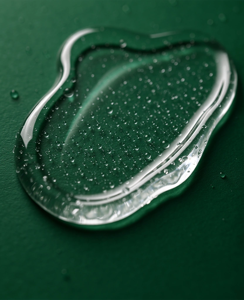 Macro textural study of botanical oil