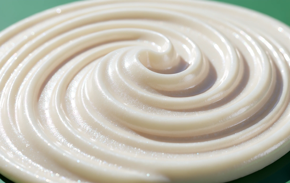 Texture of premium skincare balm